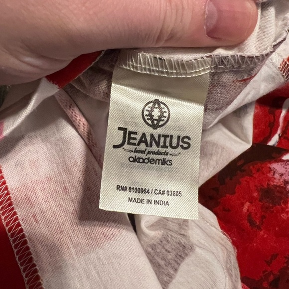 Vintage Jeanius American Flag All Over Print - Picture 10 of 12